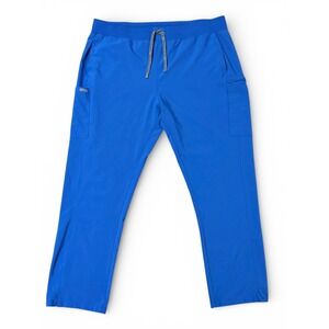 Landau Forward Royal Blue Cargo Scrub Pants SZ-2XL Four Way Stretch 7-Pocket